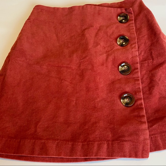 Rust-Orange Skirt (Size Small) - Picture 2 of 6